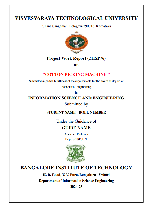 Cotton Picking Machine